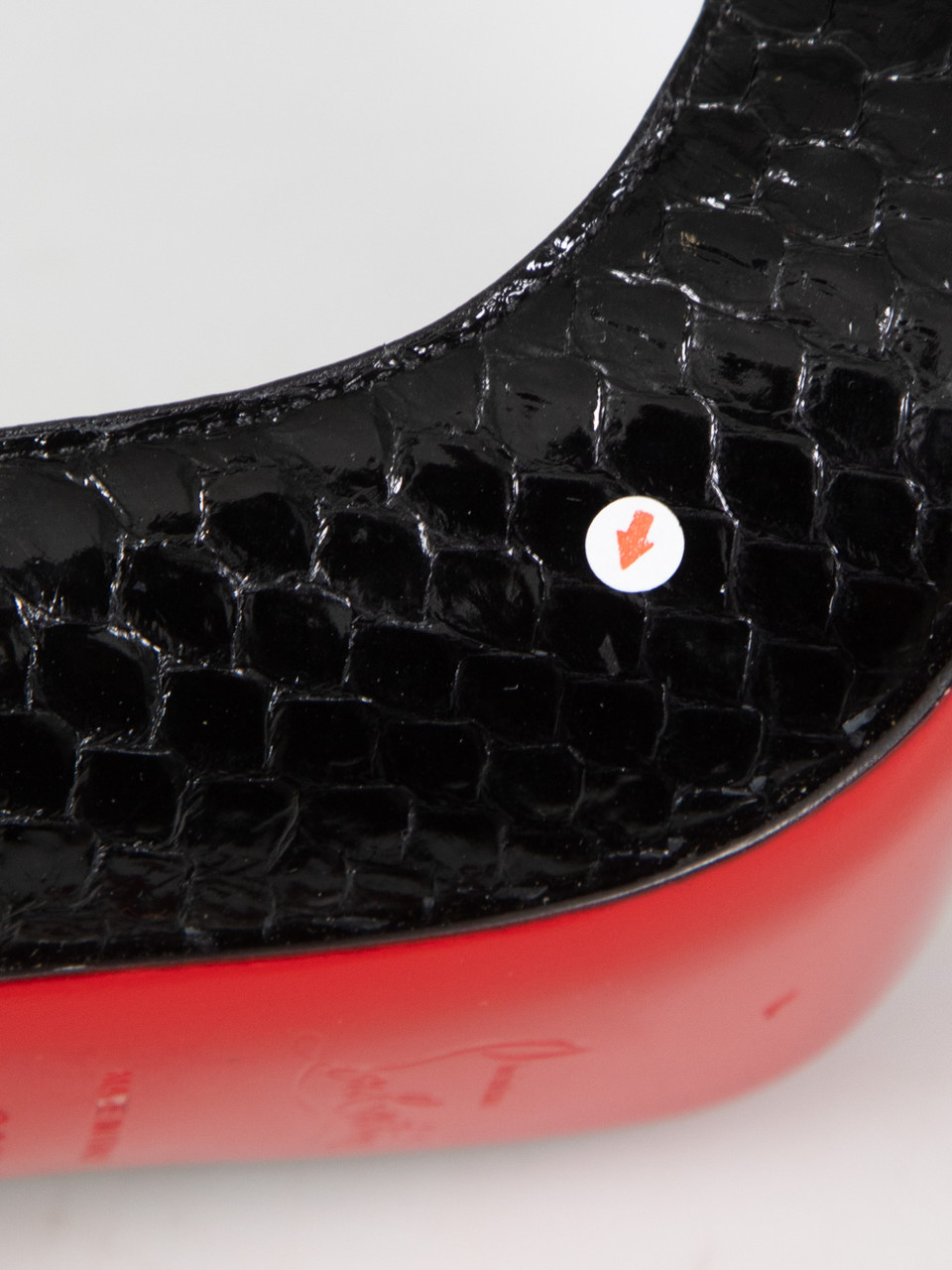 Christian Louboutin Black Python Kate 100 Pumps