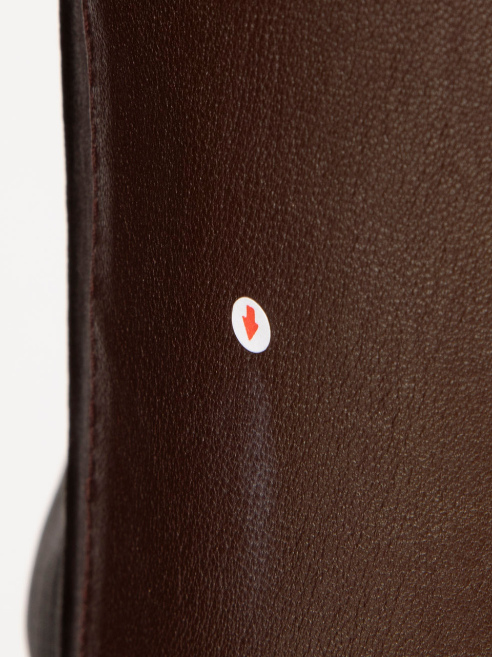 Joseph Brown Leather Slim Fit Trousers