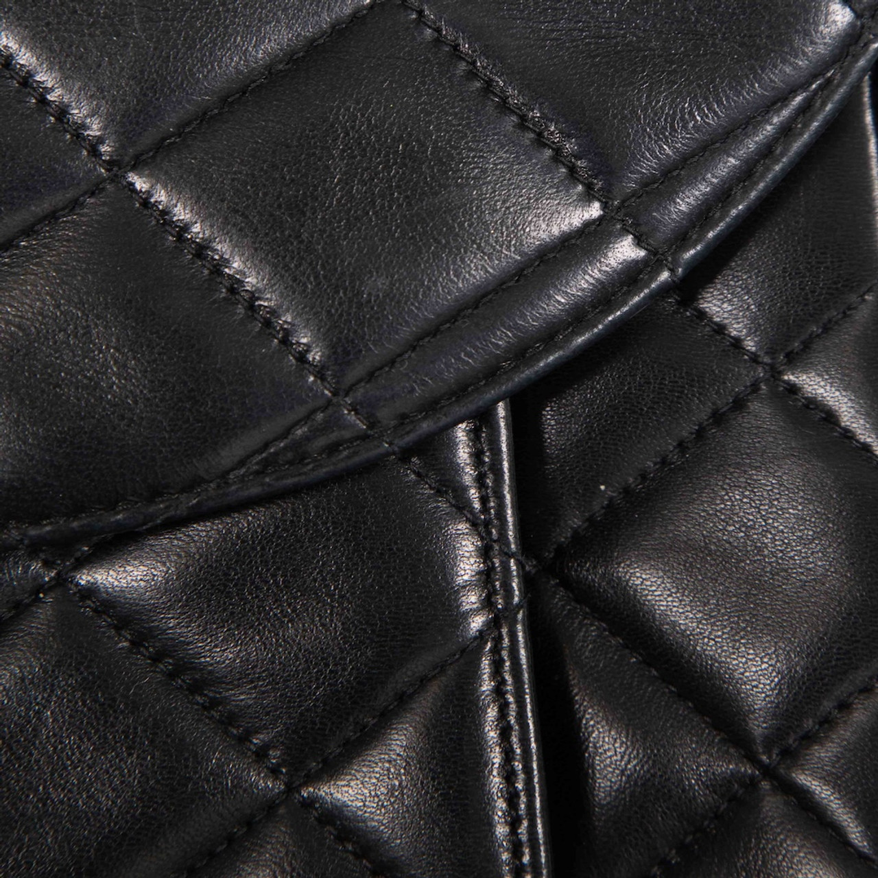 Chanel Vintage Black Lambskin Bijoux Chain Bag