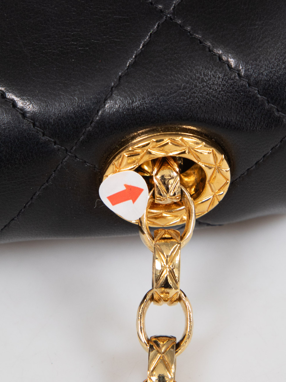 Chanel Vintage Black Lambskin Bijoux Chain Bag