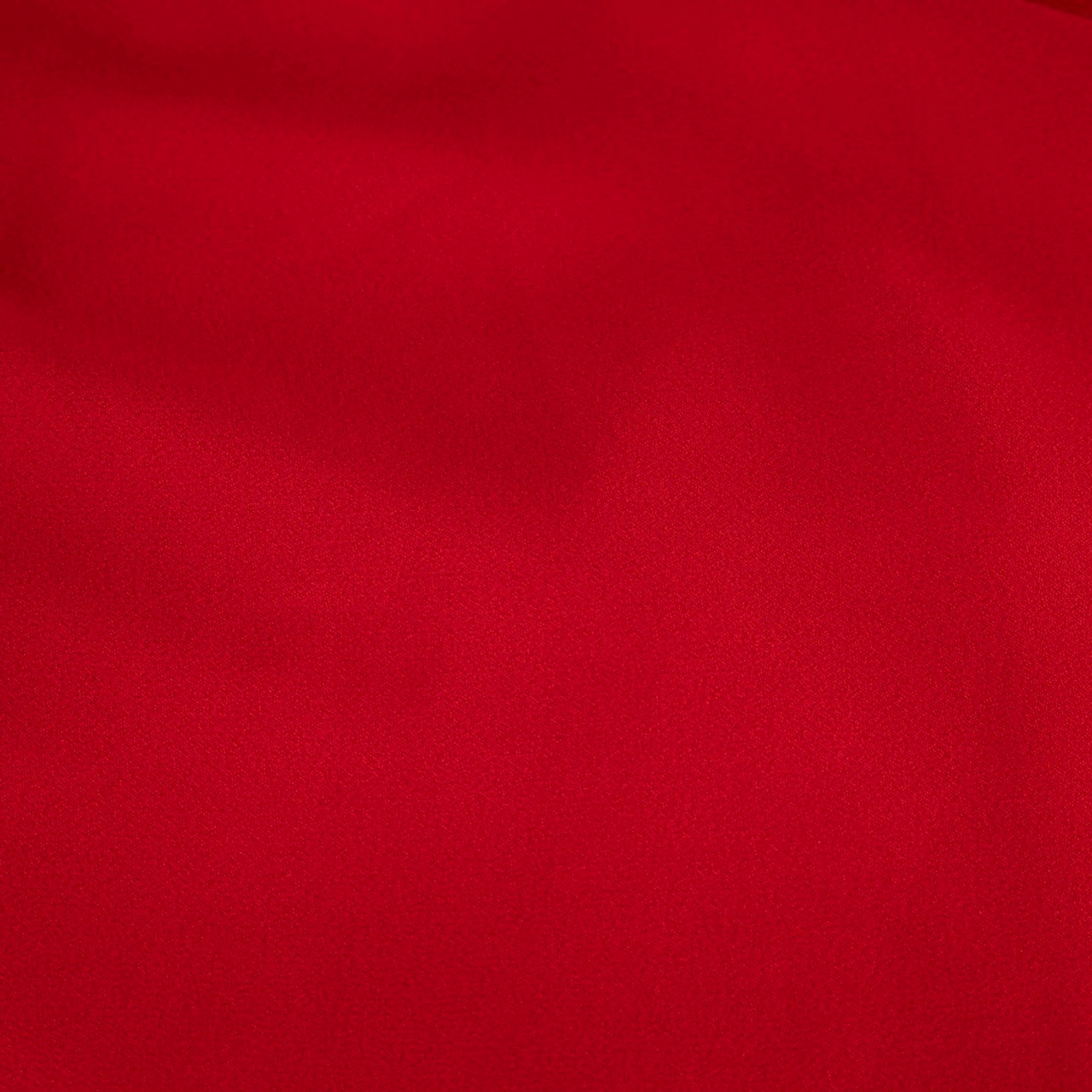 Essentiel Antwerp Red Frill Trim Long Sleeve Dress