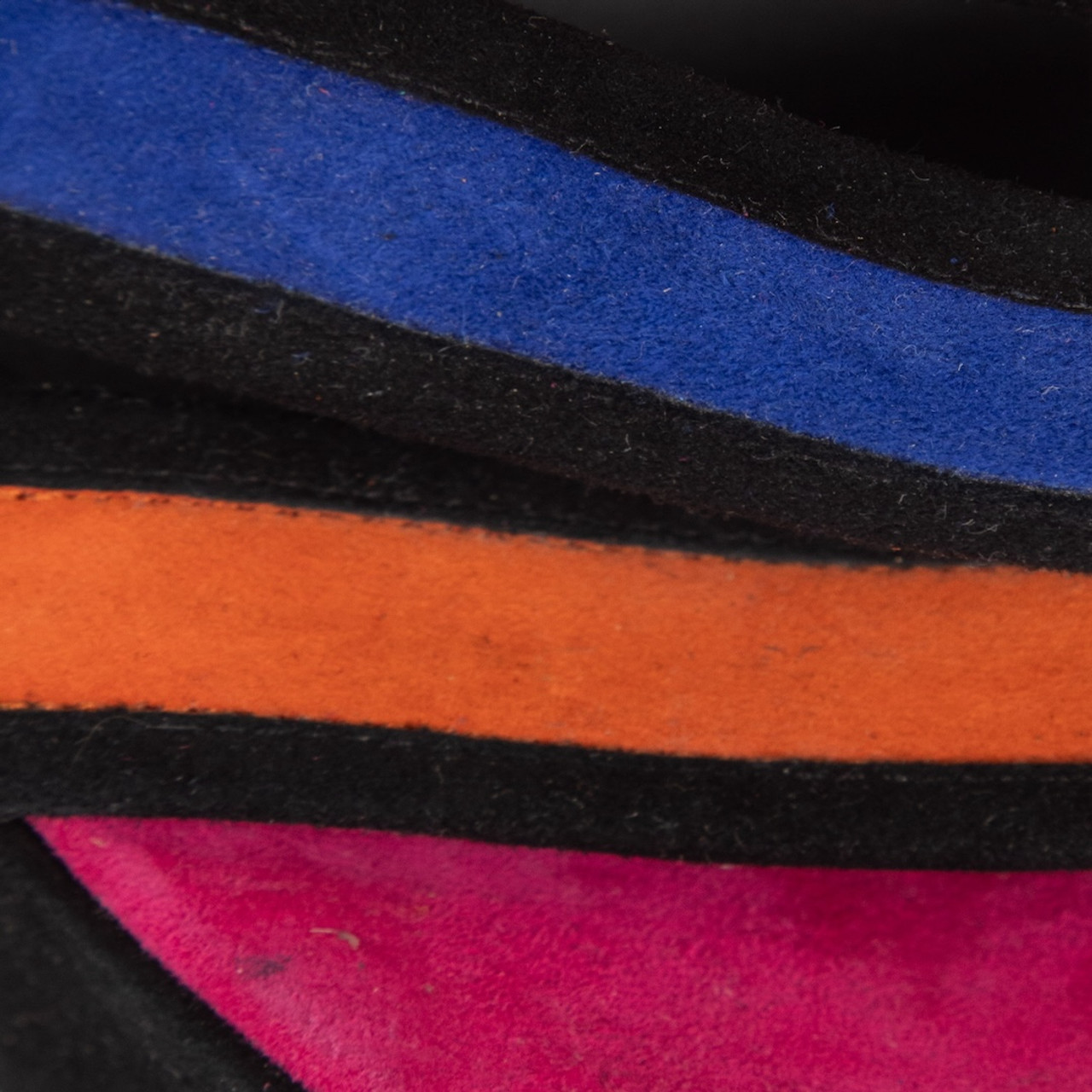 Balmain Suede Panelled Wedge Sandals Balmain Suede Panelled Wedge Sandals