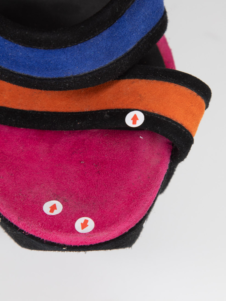 Balmain Suede Panelled Wedge Sandals Balmain Suede Panelled Wedge Sandals