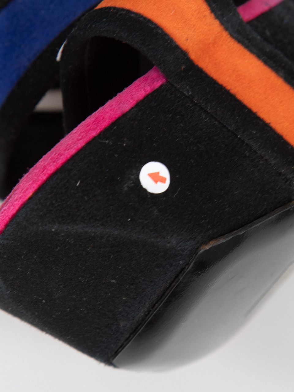 Balmain Suede Panelled Wedge Sandals Balmain Suede Panelled Wedge Sandals