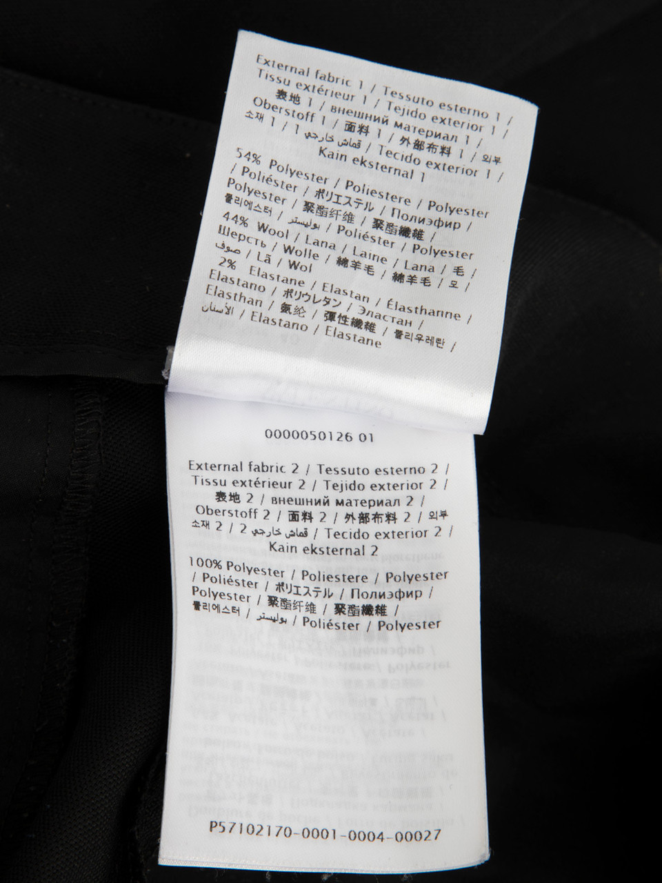 Valentino Garavani Red Valentino Black Straight Fit Trousers