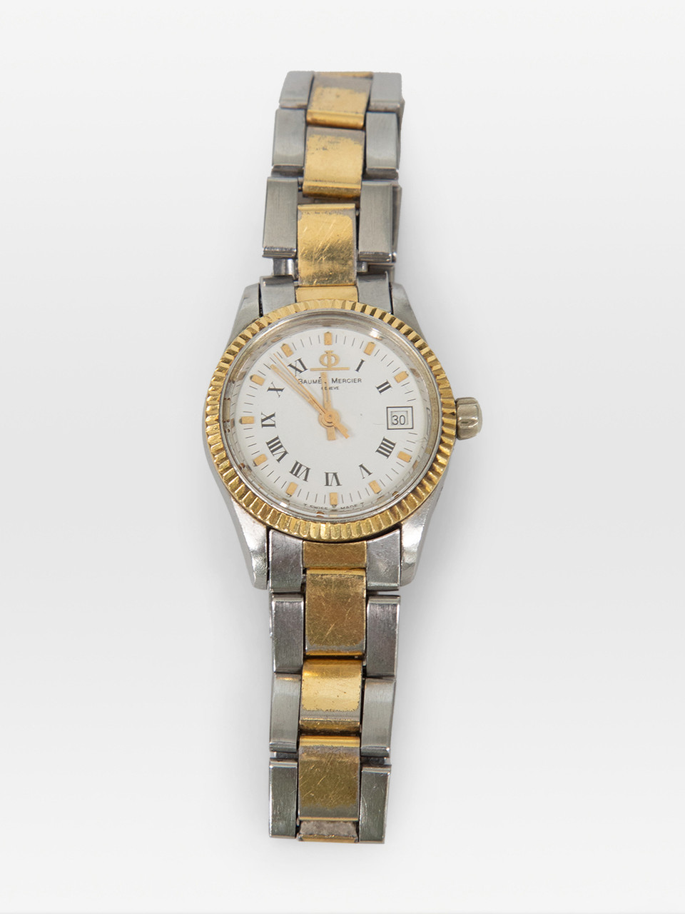 Baume & Mercier Steel & Gold Plated Watch