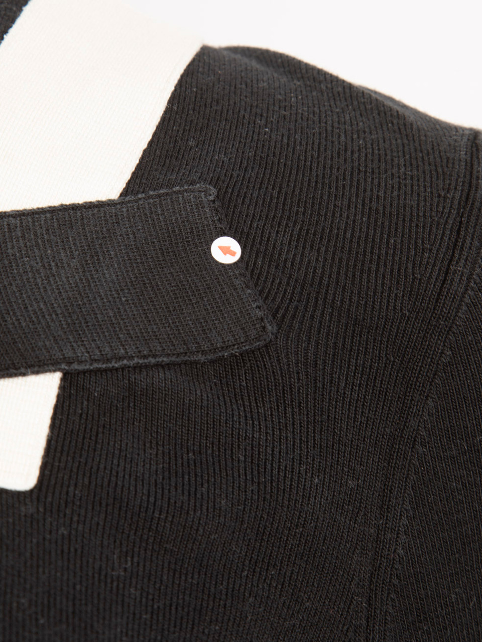 Akris Black Panelled V Neck Top