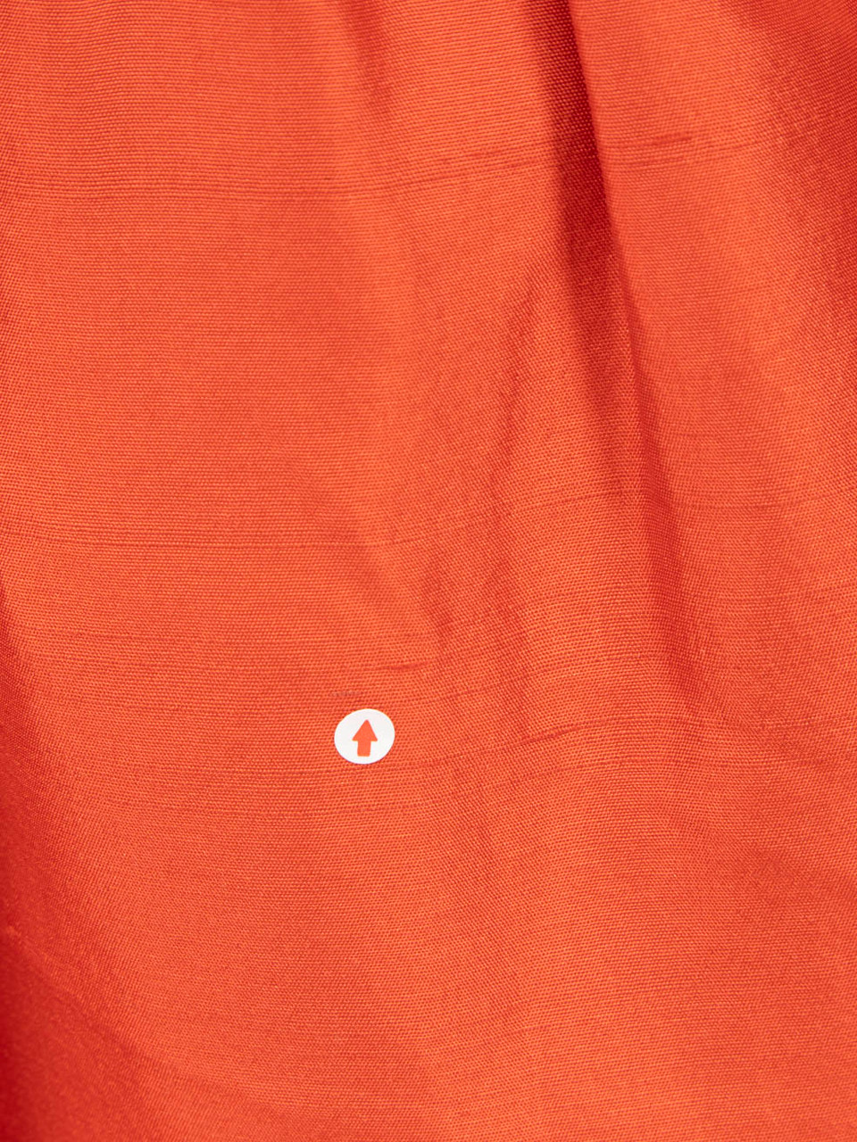 Tory Burch Orange Silk Off Shoulder Dress