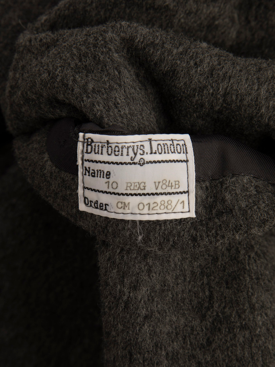 Burberry Grey Button Up Wool Blazer