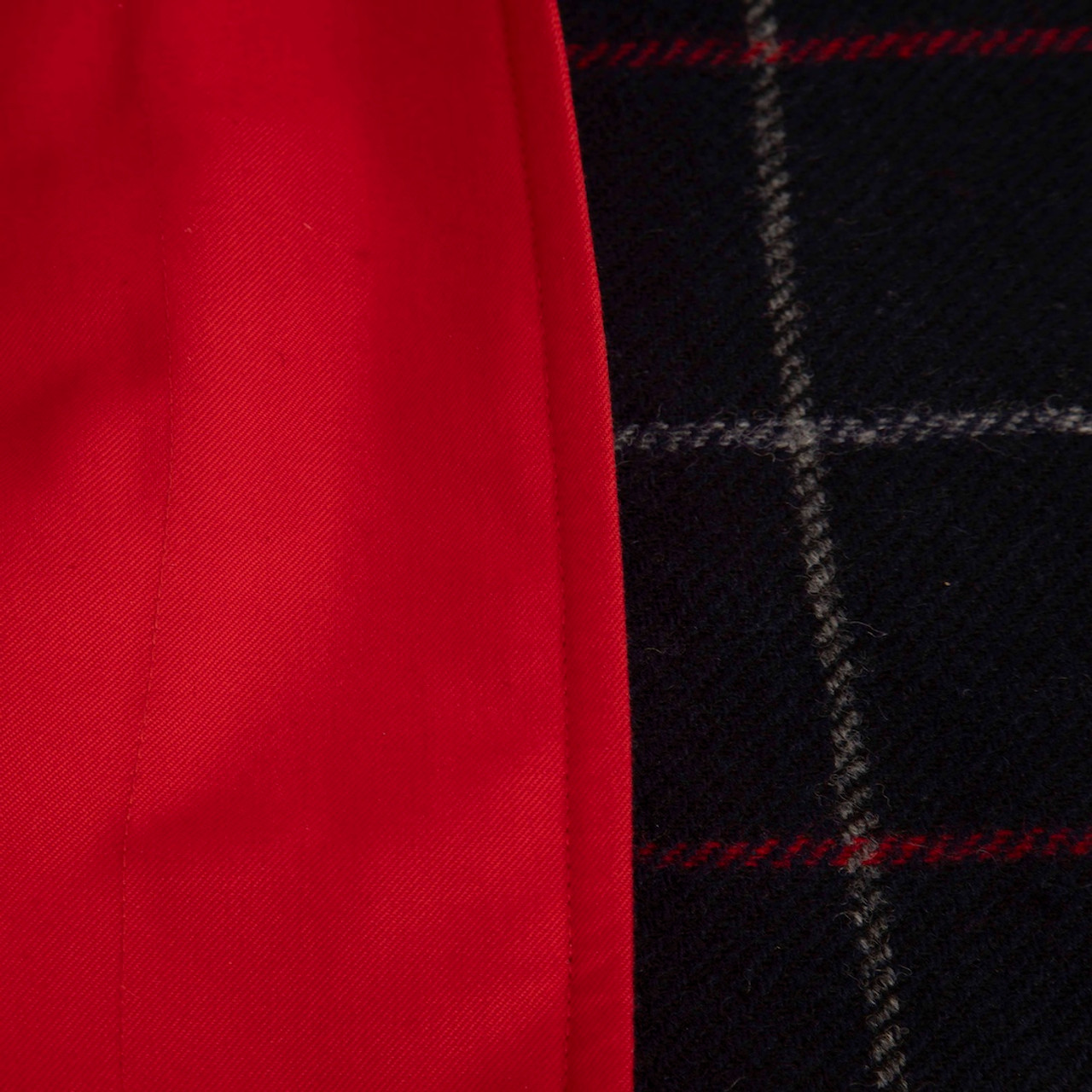Burberry Red Wool Nova Lined Jacket