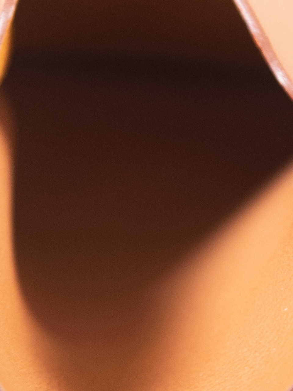 Hermès Brown Leather Button Detail Cardholder