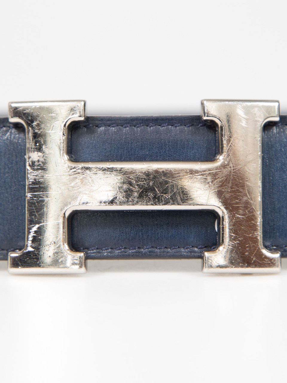 Hermès Reversible Leather H Buckle Belt