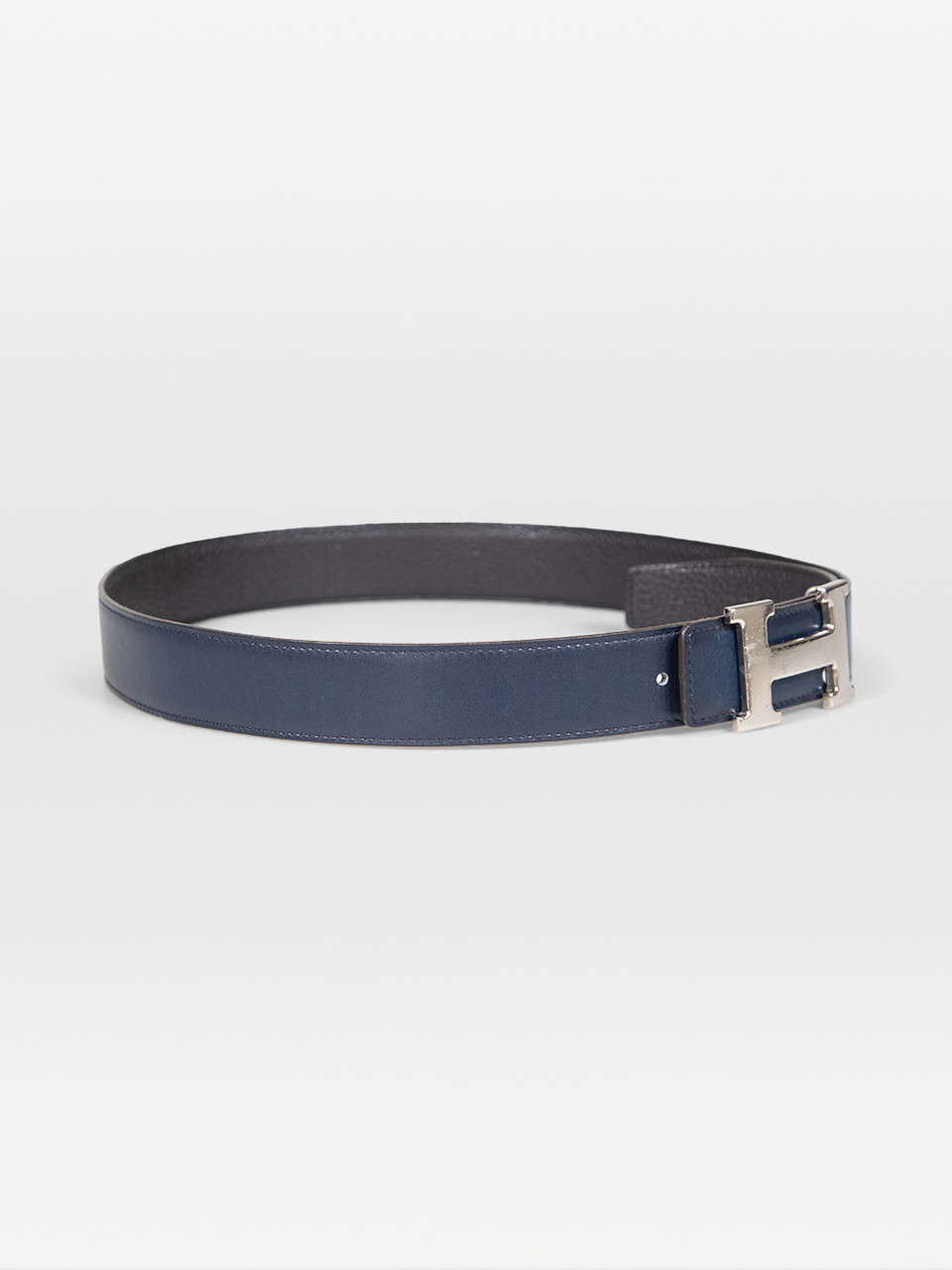 Hermès Reversible Leather H Buckle Belt