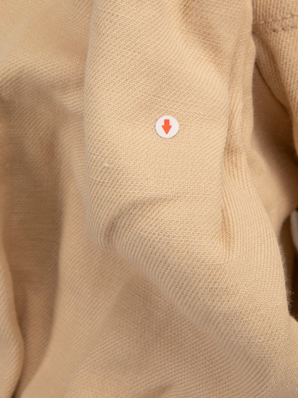 Sandro Beige Collared Belted Dress