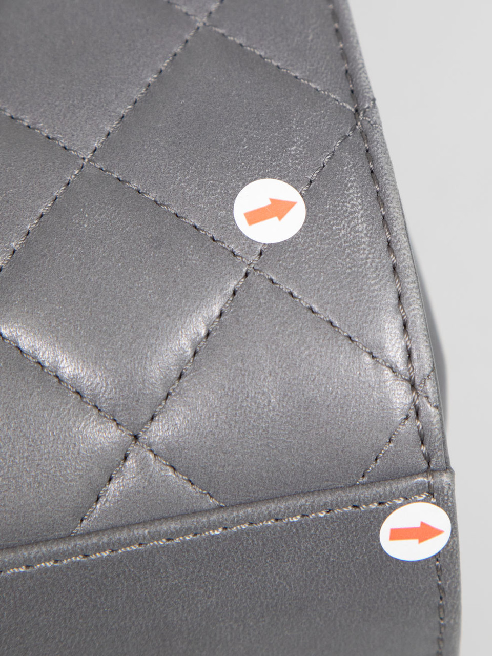 Chanel 2014-2015 Grey Convertible Drawstring Bag