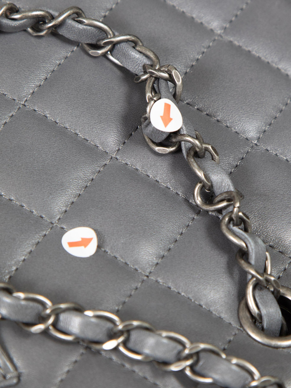 Chanel 2014-2015 Grey Convertible Drawstring Bag