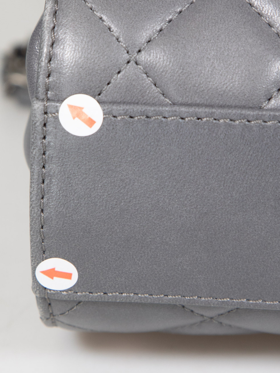 Chanel 2014-2015 Grey Convertible Drawstring Bag