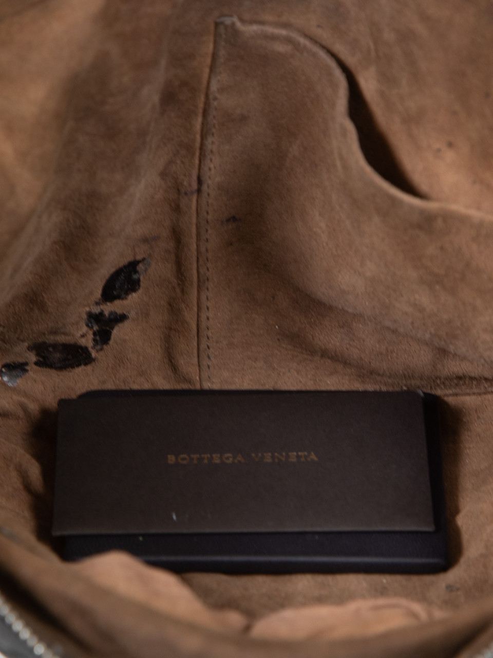 Bottega Veneta Black Leather Nodini Crossbody Bag