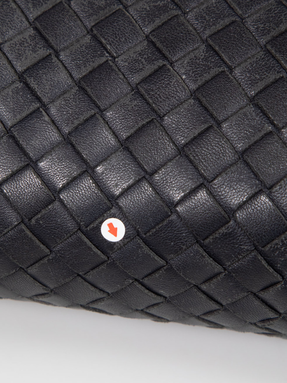 Bottega Veneta Black Leather Nodini Crossbody Bag