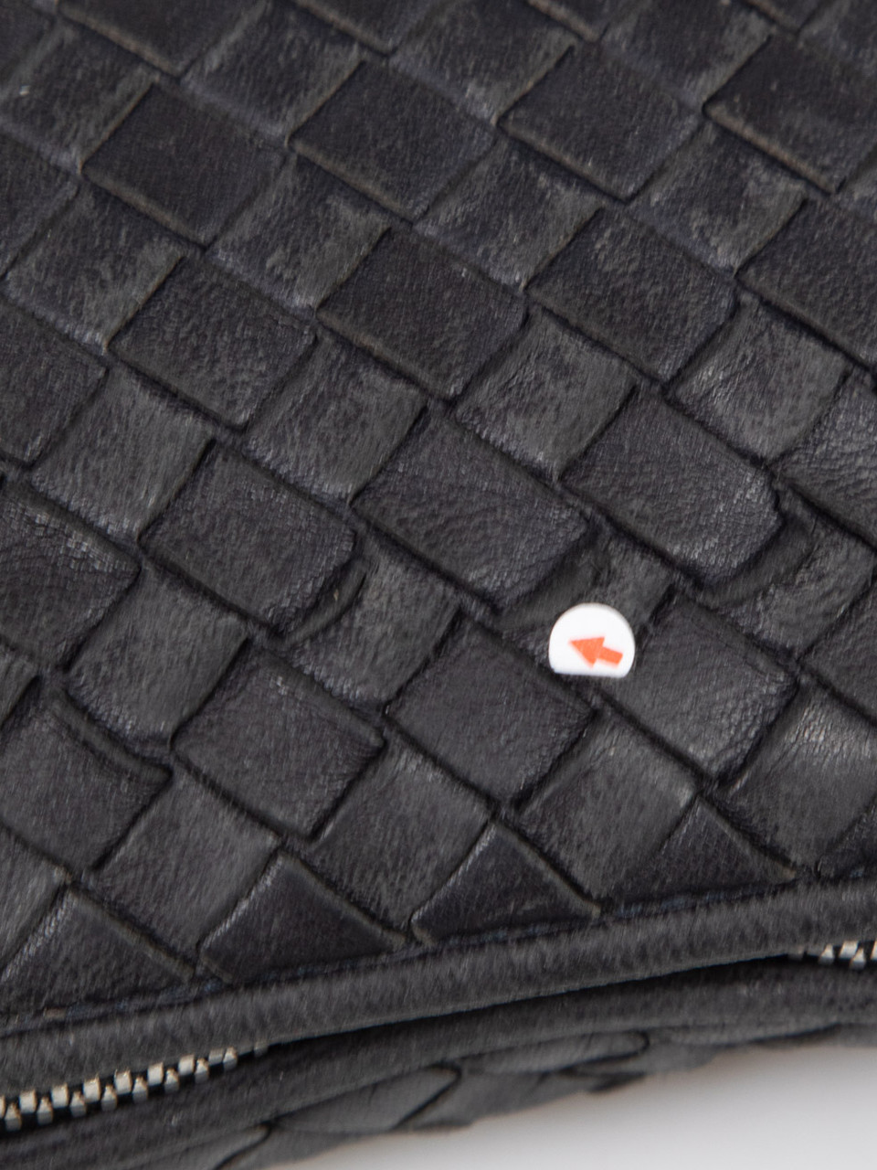 Bottega Veneta Black Leather Nodini Crossbody Bag