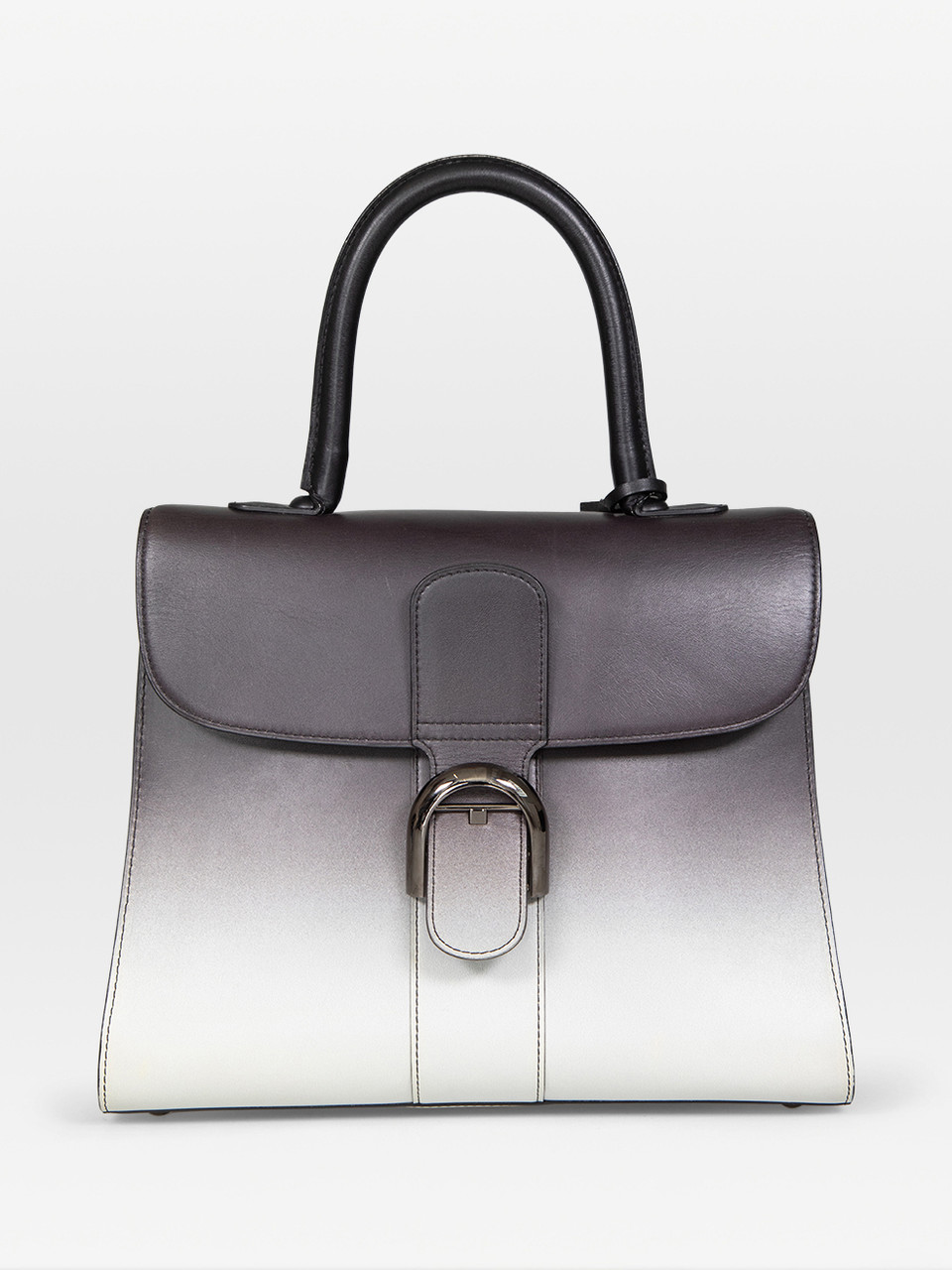 Delvaux Ombré Leather Brilliant MM Top Handle Bag