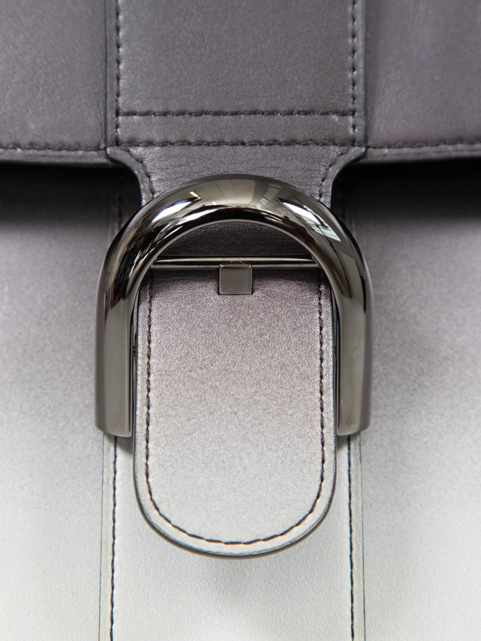 Delvaux Ombré Leather Brilliant MM Top Handle Bag