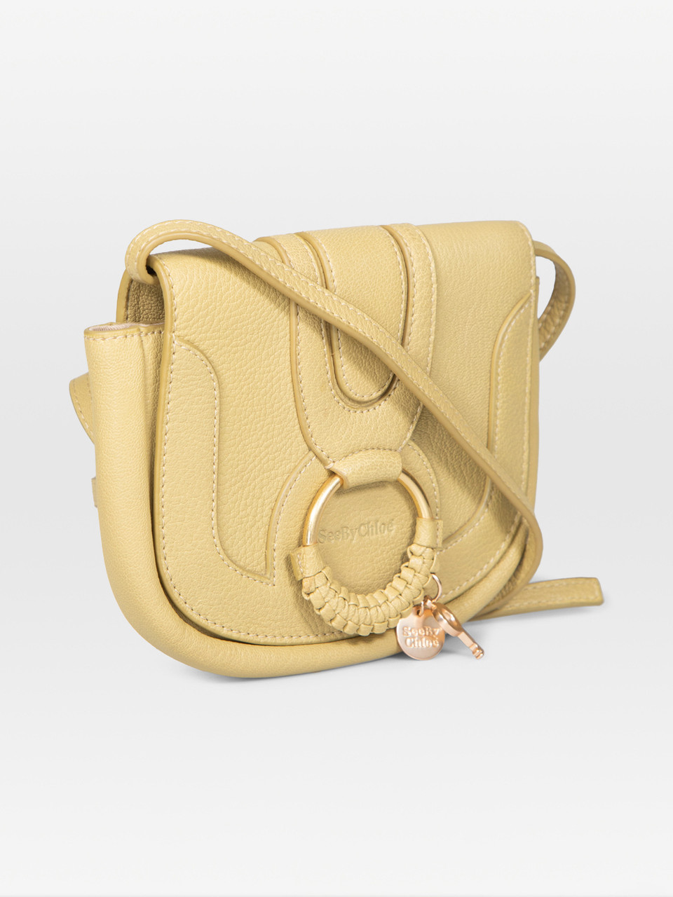 Chloé See By Chloé Green Leather Hana Crossbody Bag