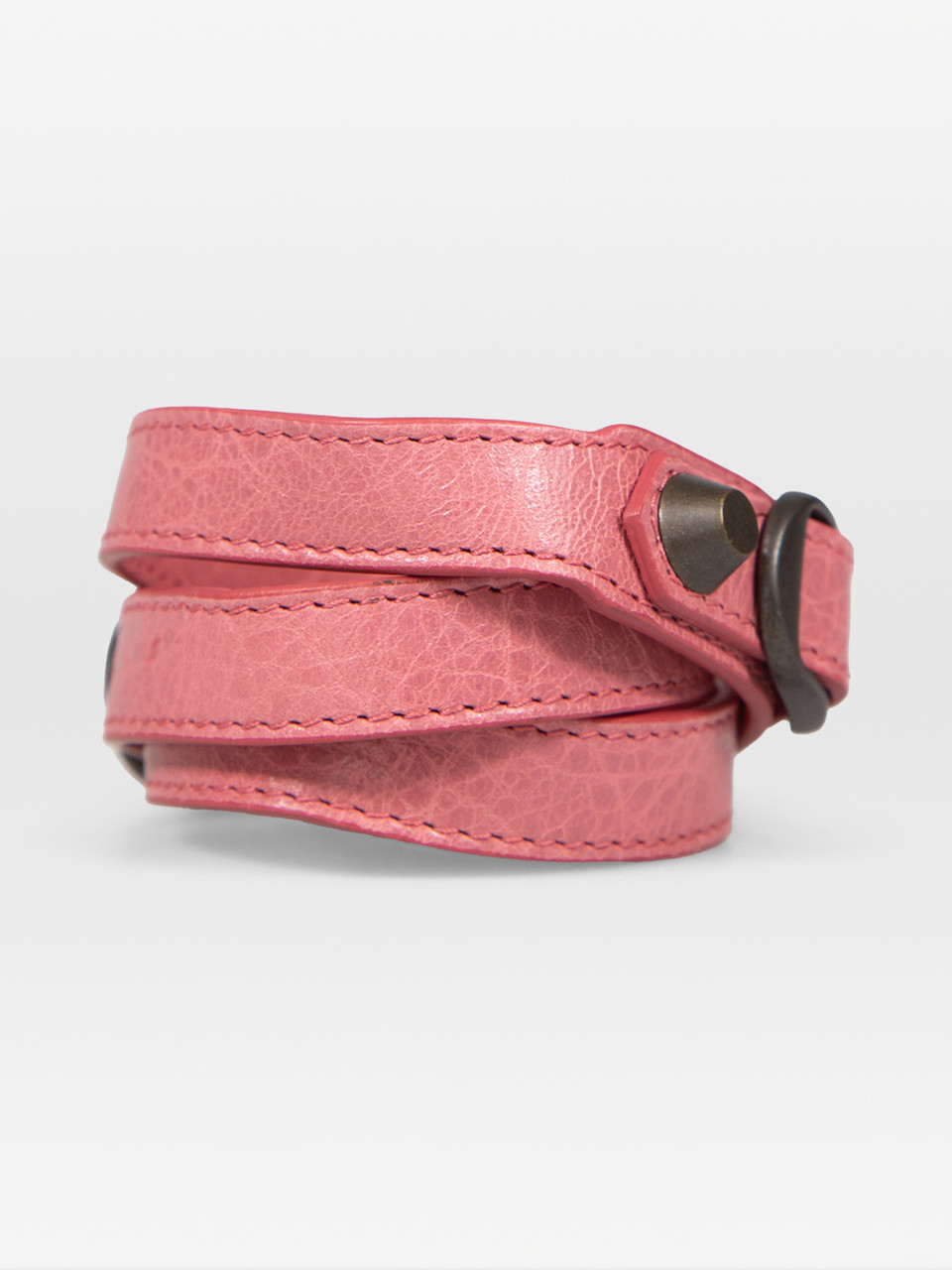 Balenciaga Pink Arena Giant Triple Tour Bracelet