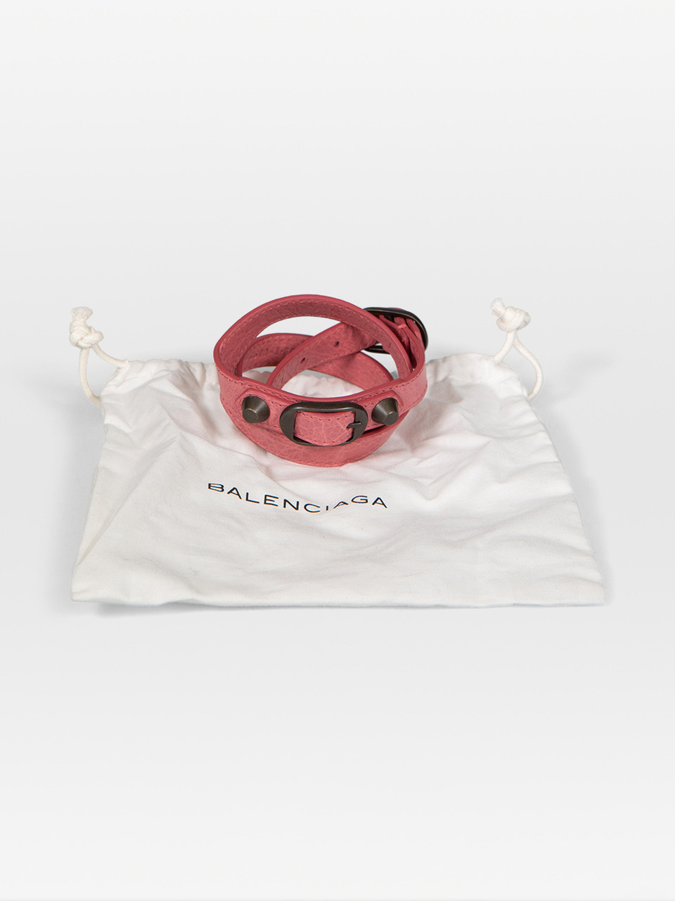 Balenciaga Pink Arena Giant Triple Tour Bracelet