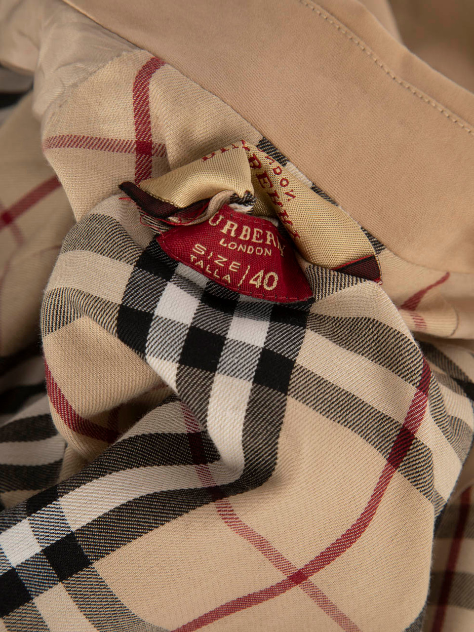 Burberry Beige Bomber Jacket