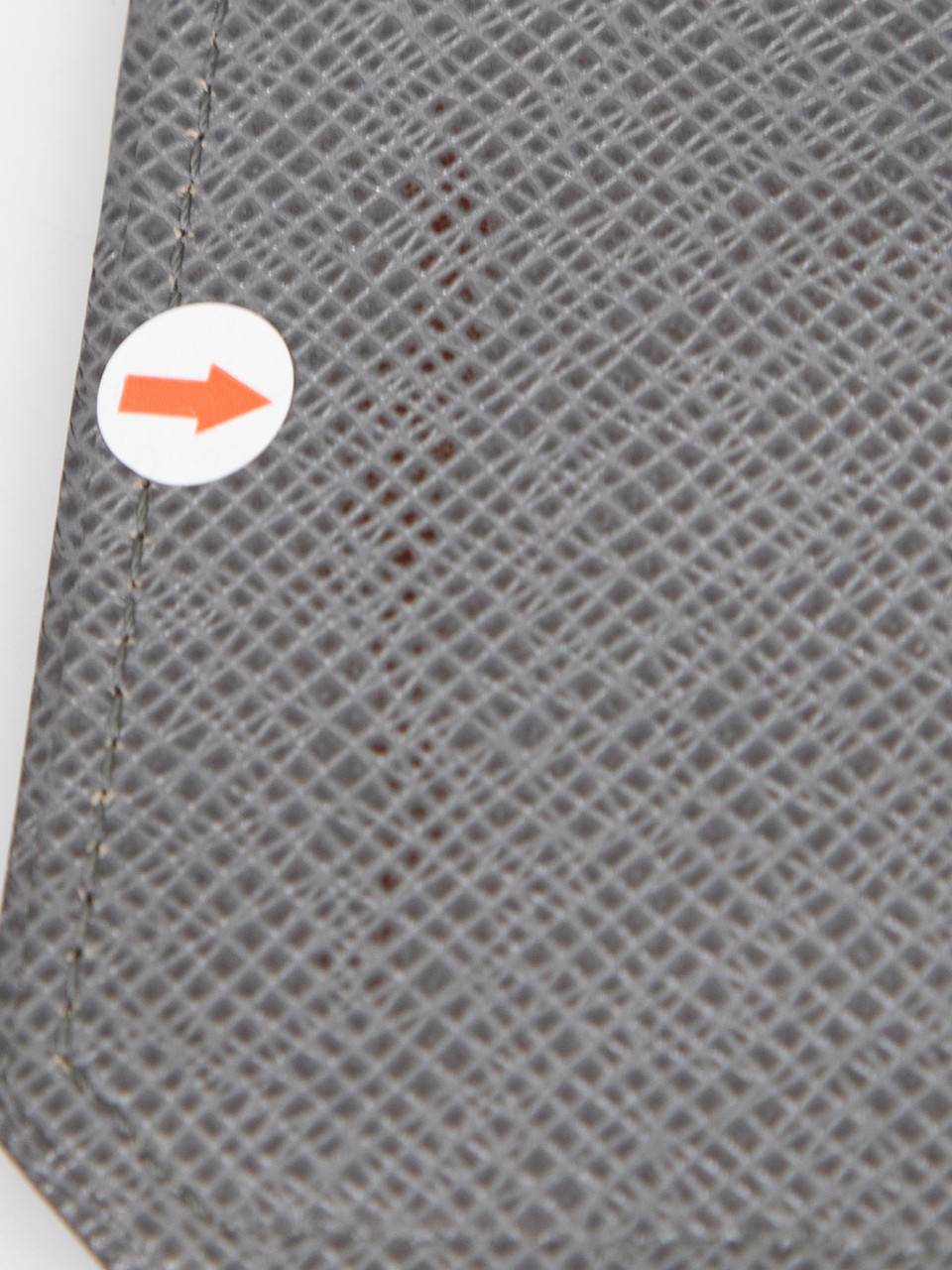 Louis Vuitton Grey Leather Key Pouch