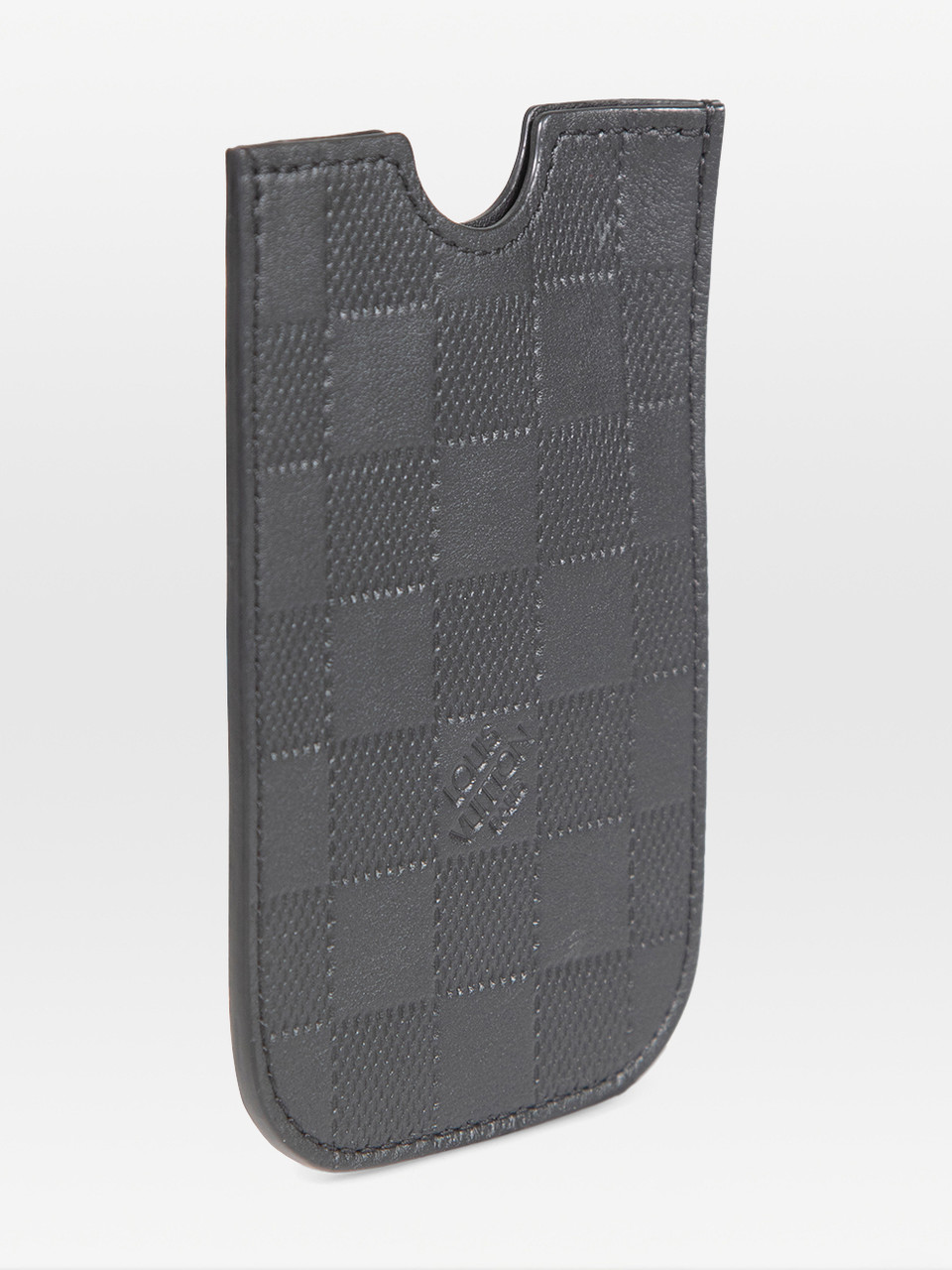 Louis Vuitton Black Damier Leather Pouch