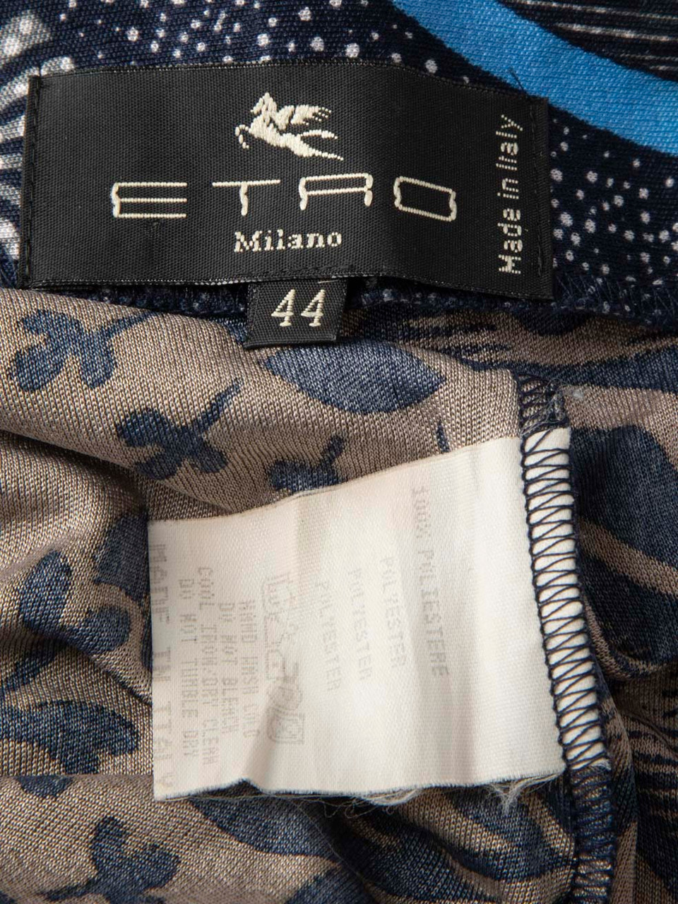 Etro Abstract Straight Leg Trousers