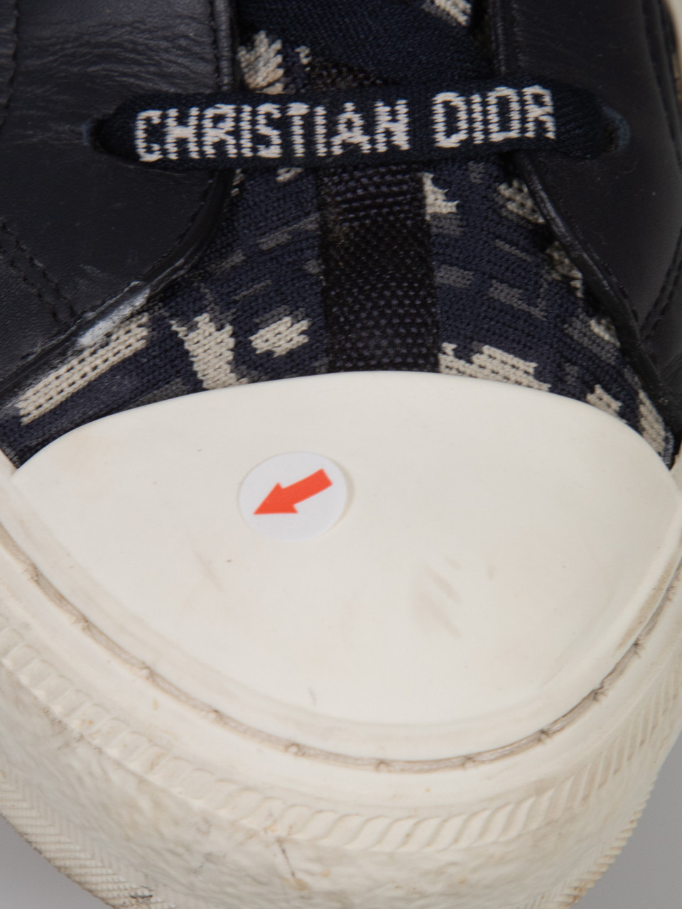 Dior Deep Blue Oblique Walk n’ Dior High Top Trainers