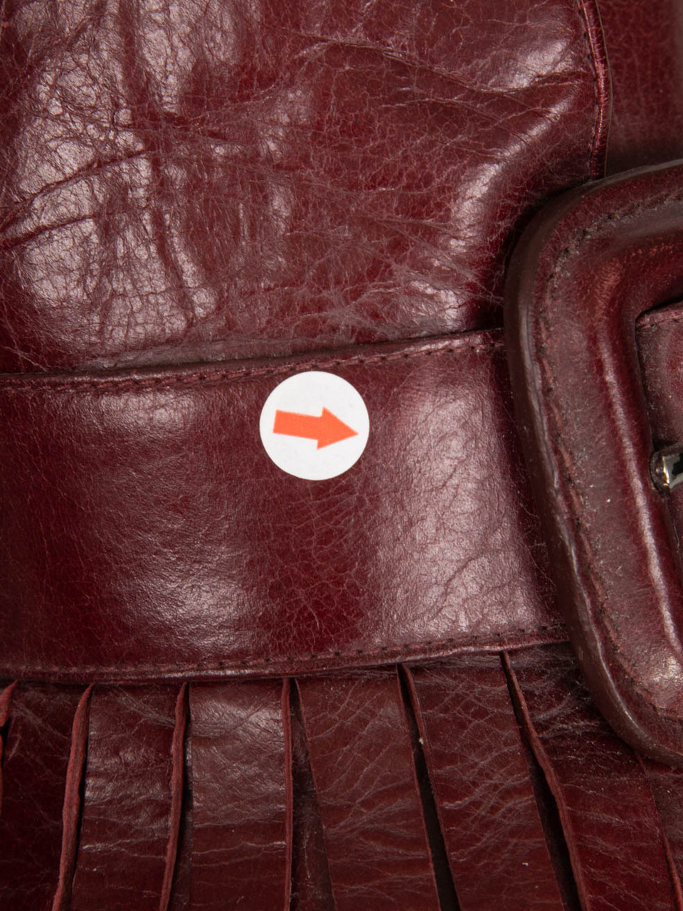 Miu Miu Burgundy Leather Platform Heeled Loafers