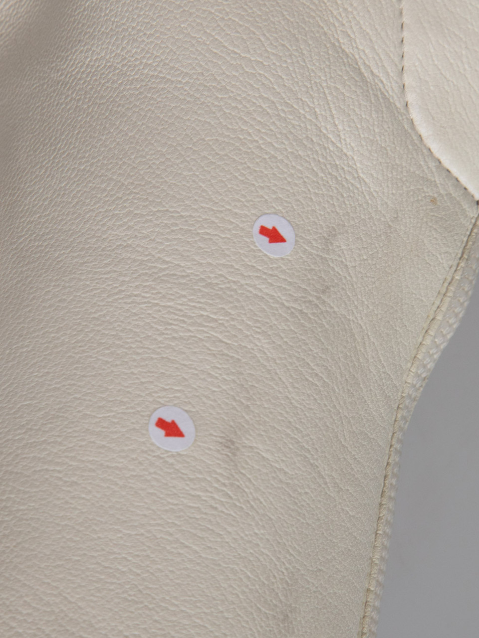 Chanel White Leather Thigh High Cap Toe Boots