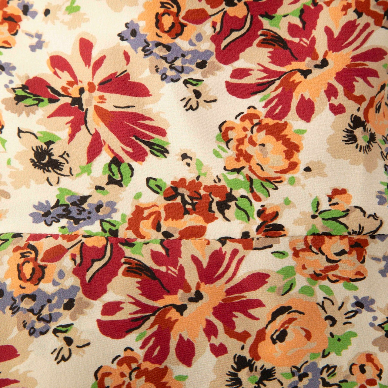 The Vampire's Wife Floral Print Long Sleeve Dress