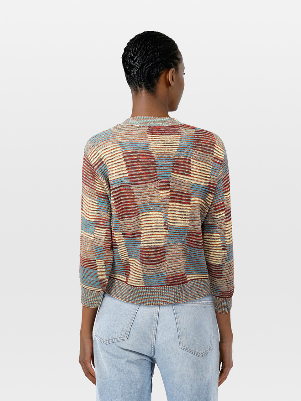 Missoni Checkered Pattern Knit Jumper