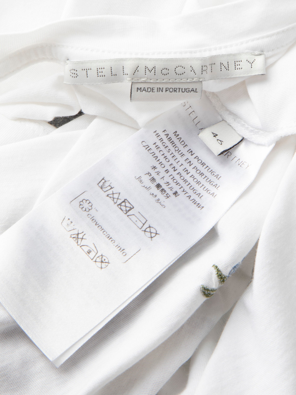Stella McCartney White Dog & Floral Pattern Vest