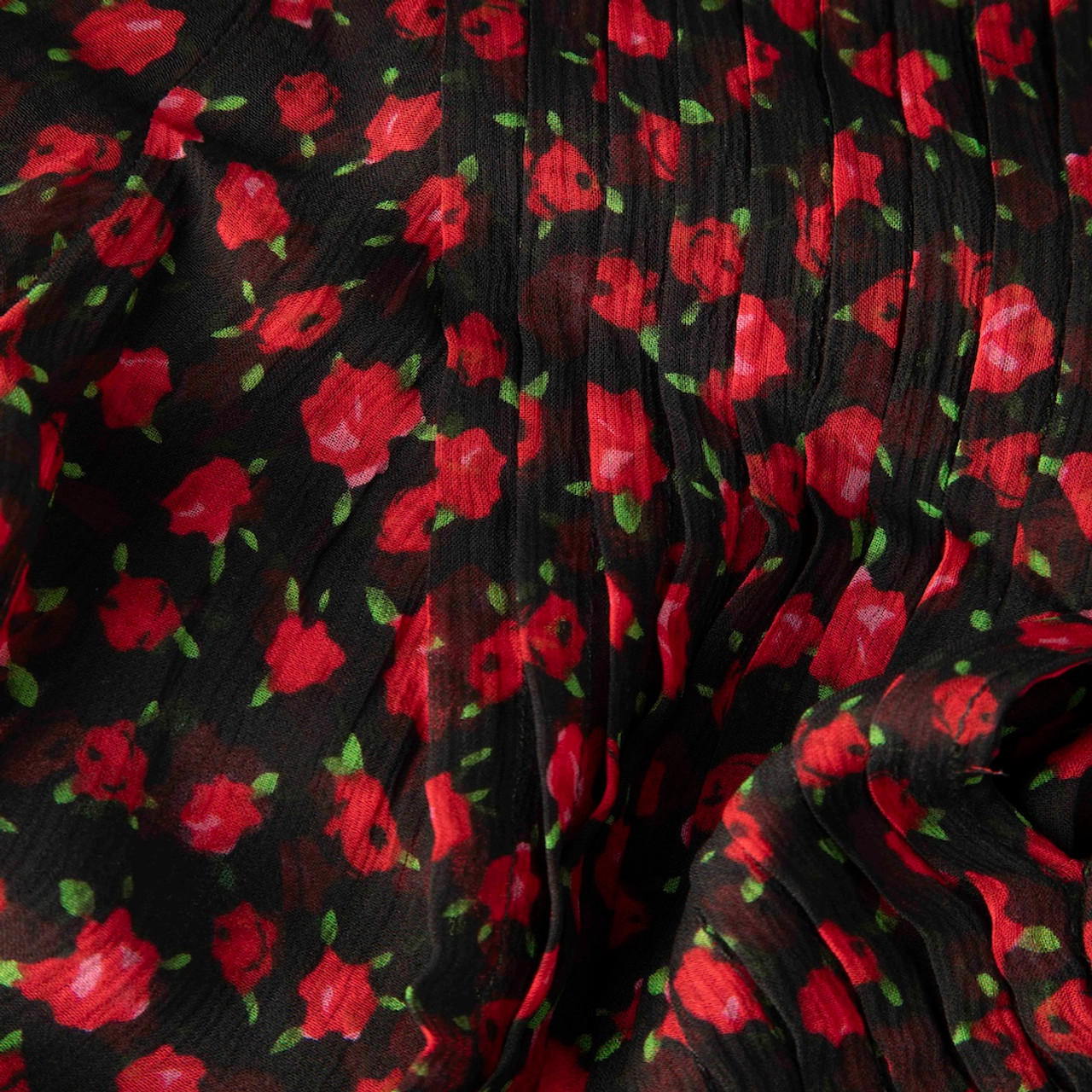 The Kooples Rose Print Silk Dress