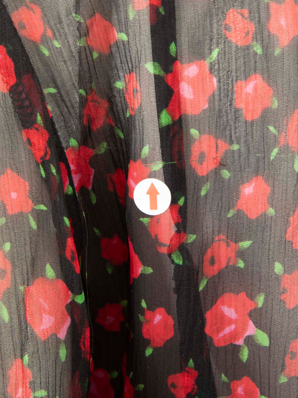 The Kooples Rose Print Silk Dress