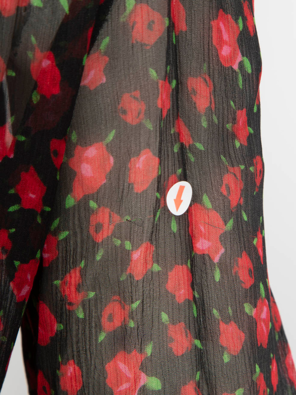 The Kooples Rose Print Silk Dress