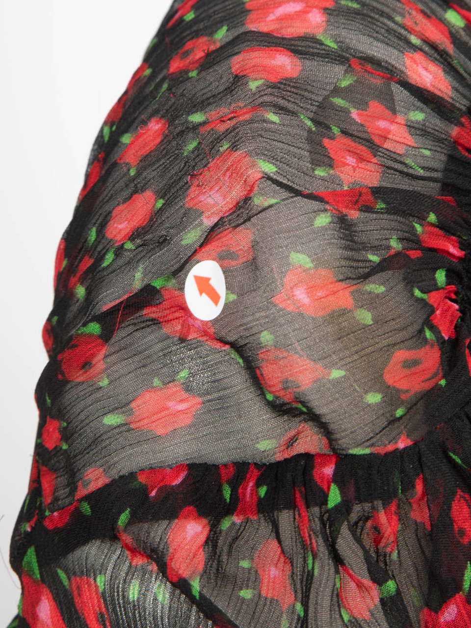 The Kooples Rose Print Silk Dress