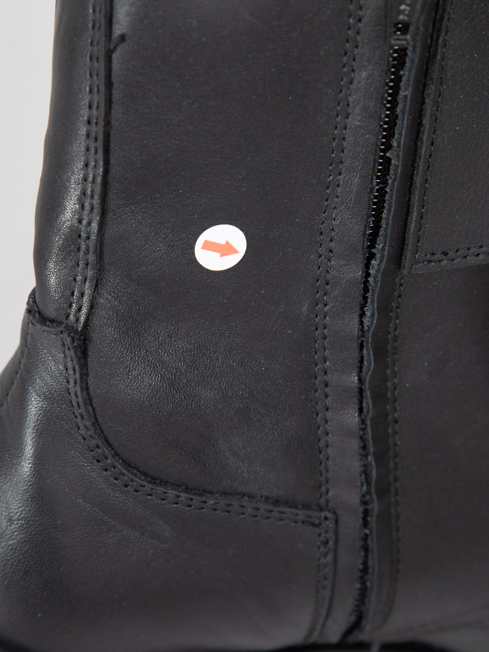 The Kooples Black Leather Buckle Mid Calf Boots