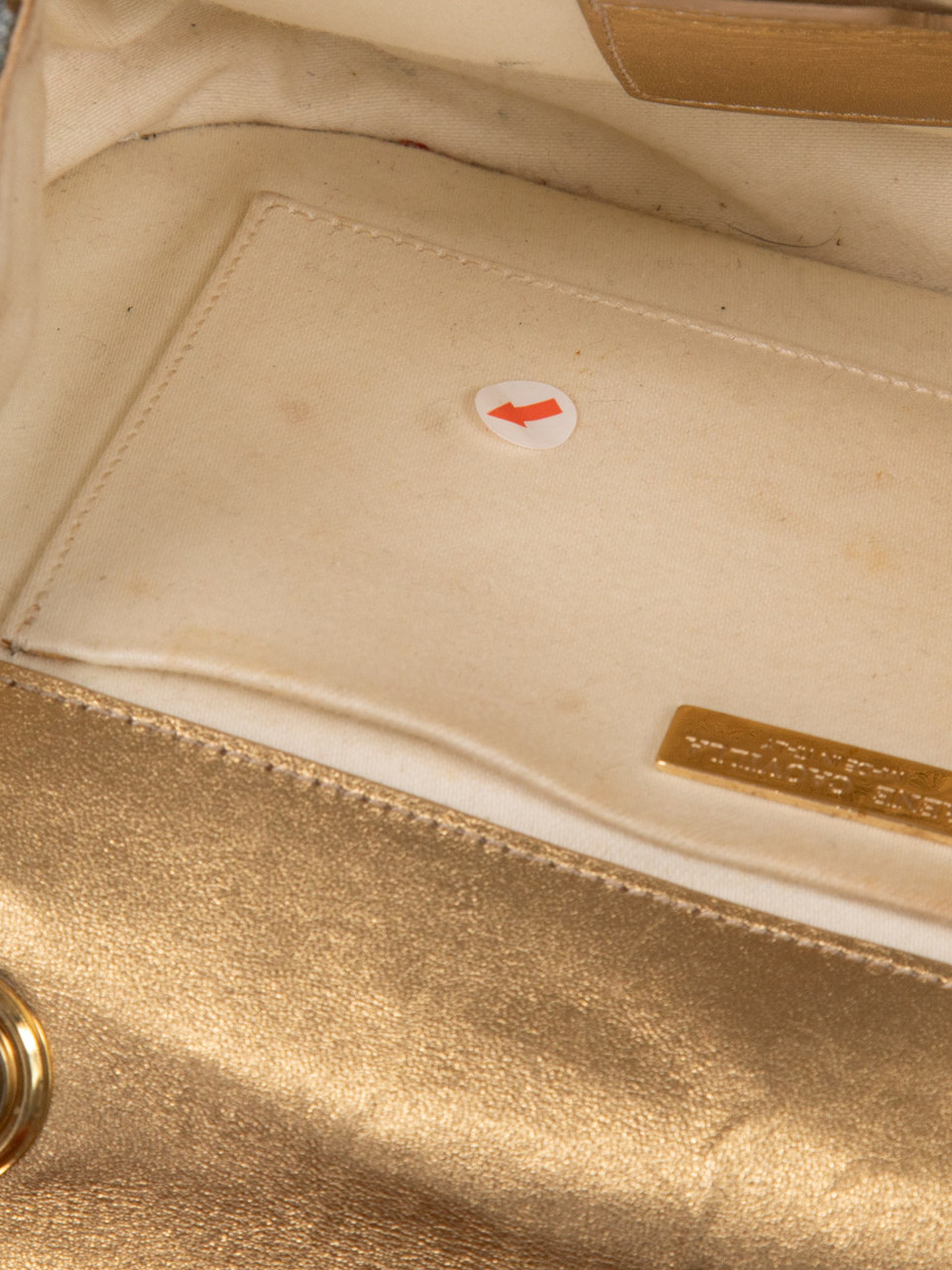 Rene Caovilla Blue Denim Embellished Crossbody Bag