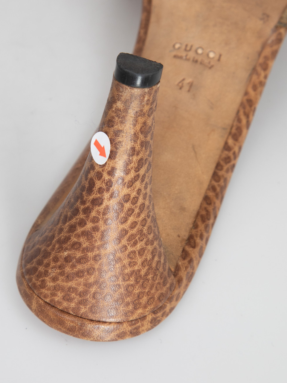 Gucci Brown GG Monogram Horse Bit Mules