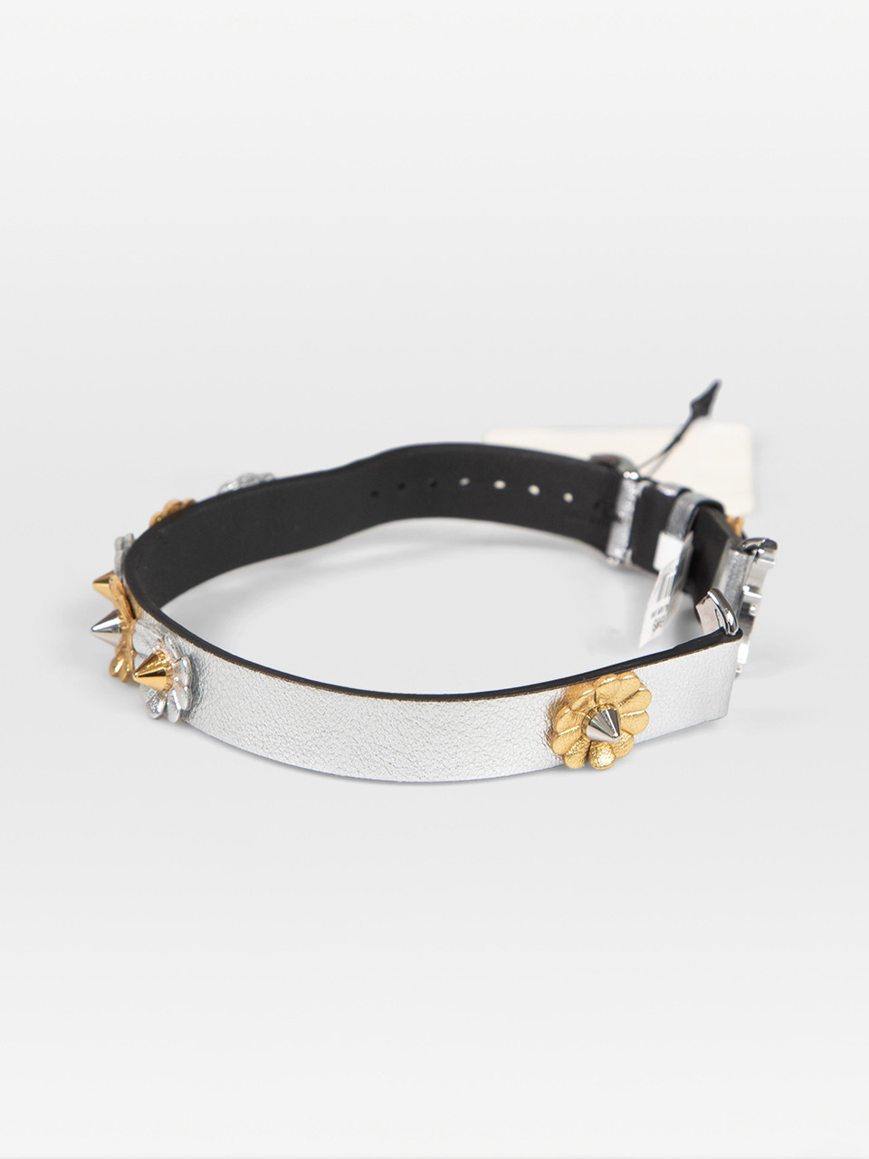 Fendi Floral Metallic Leather Strap You Selleria Watch Strap