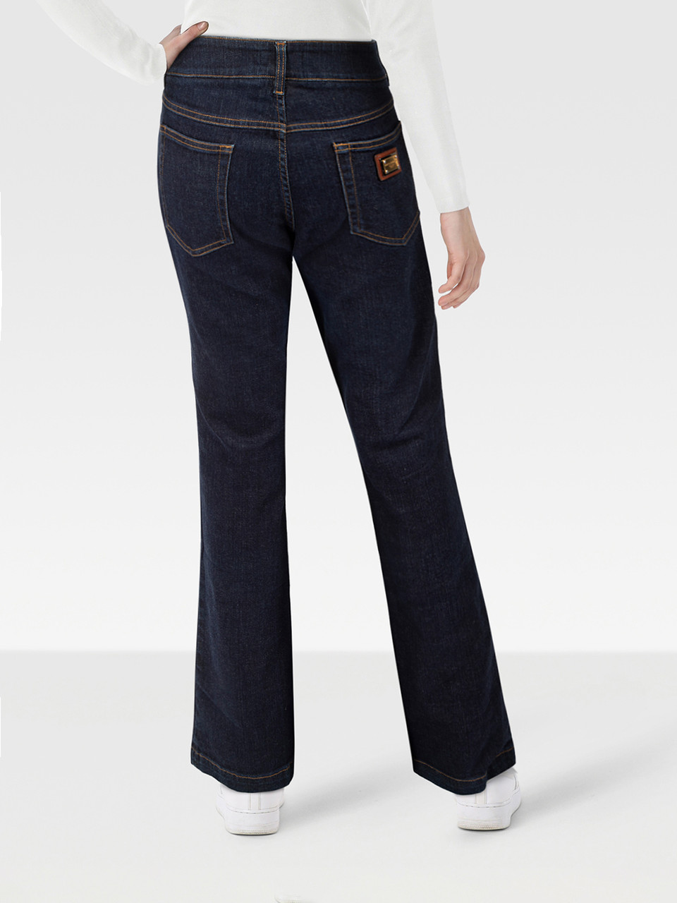 Dolce & Gabbana Navy Denim Low Waisted Jeans