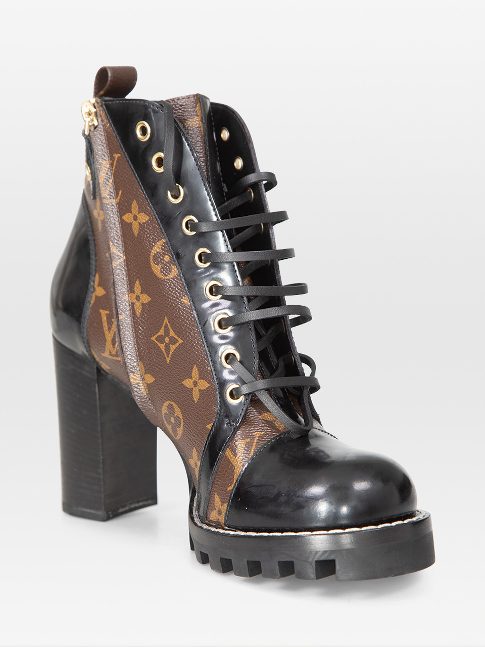 Louis Vuitton Monogram Star Trail Ankle Boots