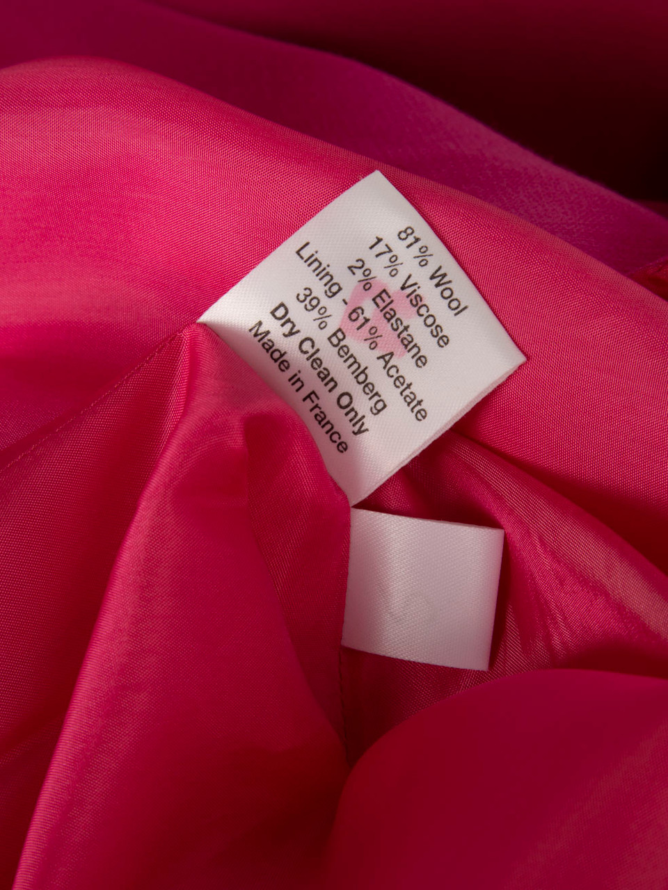 Amanda Wakeley Pink Wool Midi Pencil Skirt